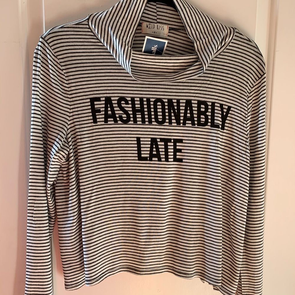 Fashionably Late cropped top